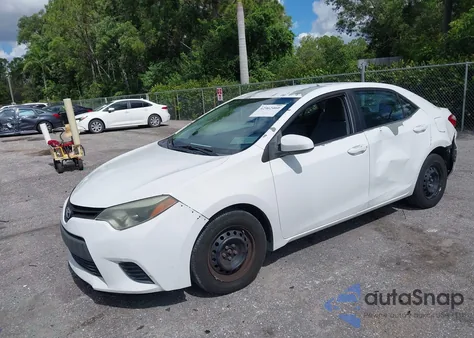 2016 Toyota Corolla L from USA, damaged, VIN 5YFBURHE2GP410414